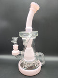 10.5" Four Pillar Hollow foot Recycler - Avernic Smoke Shop