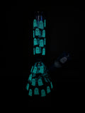 10" Ghostly Glow Beaker Water Pipe-Avernic Smoke Shop