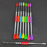 120mm Metal Dab Tool w/ Silicone Covers-Avernic Smoke Shop