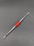 120mm Metal Dab Tool w/ Silicone Covers-Avernic Smoke Shop