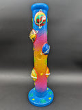 14" Orbiting Planets Straight Tube | Glow in the Dark-Avernic Smoke Shop