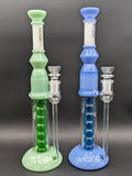 15" Phoenix Stacked Freeze Ball Bong-Avernic Smoke Shop