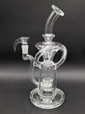 2K Glass 10" Sprinkler Recycler Bong-Avernic Smoke Shop