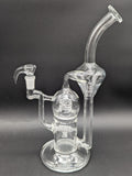 2K Glass 12" Grid Cap Recycler-Avernic Smoke Shop