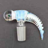 2K Glass 14mm Single Hole Slides w/ Black Opal-Avernic Smoke Shop