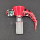 2K Glass 14mm Single Hole Slides w/ Black Opal-Avernic Smoke Shop