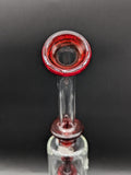 2K Glass 16" Dual Perc Capcycler #4 - Red-Avernic Smoke Shop