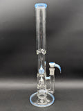 2K Glass - 17" Triple Perc Tube - Ghost-Avernic Smoke Shop