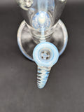 2K Glass - 17" Triple Perc Tube - Ghost-Avernic Smoke Shop