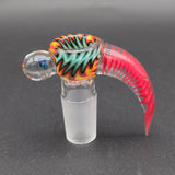 2K Glass 18mm Screened 4 Hole Slides w/ Black Opal-Avernic Smoke Shop