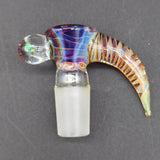 2K Glass 18mm Screened 4 Hole Slides w/ Black Opal-Avernic Smoke Shop