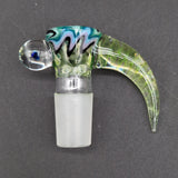 2K Glass 18mm Screened 4 Hole Slides w/ Black Opal-Avernic Smoke Shop