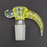 2K Glass 18mm Screened 4 Hole Slides w/ Black Opal-Avernic Smoke Shop