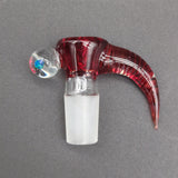 2K Glass 18mm Screened 4 Hole Slides w/ Black Opal-Avernic Smoke Shop