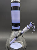 2K Glass 19" Dual Accent Beaker Bong-Avernic Smoke Shop