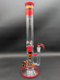 2K Glass Art Lava Wig Wag Incycler Tube 18"-Avernic Smoke Shop