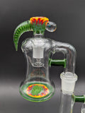 2K Glass Worked Full Accent Rasta Bong Set-Avernic Smoke Shop