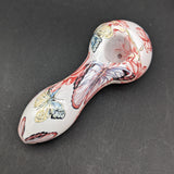 4" Butterfly Decal Spoon Pipes-Avernic Smoke Shop