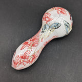 4" Butterfly Decal Spoon Pipes-Avernic Smoke Shop