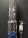 42" Tall Straight Tube w/ 15 Honeycomb Percs-Avernic Smoke Shop