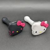4.5" What's Up Kitty Cat Silicone Hand Pipe-Avernic Smoke Shop