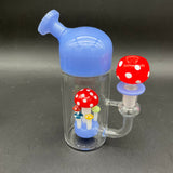 6.5" Mushroom Multi Hole Water Pipe-Avernic Smoke Shop