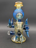 7.5" Thunderdome Glass Water Pipe w/ Horn Bowl-Avernic Smoke Shop