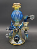 7.5" Thunderdome Glass Water Pipe w/ Horn Bowl-Avernic Smoke Shop