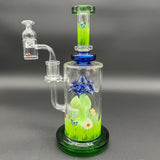 9" Pulsar The Power of FLower Dab Rig Set w/ Carb Cap |14mm F - Avernic Smoke Shop