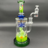 9" Pulsar The Power of FLower Dab Rig Set w/ Carb Cap |14mm F - Avernic Smoke Shop