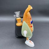 Red-Headed Corn Child Glass Water Pipe-Avernic Smoke Shop