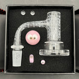 IC "Quasar" Quartz Banger Set - 14mm 90°-Avernic Smoke Shop