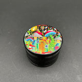 Pulsar Artist Series Metal Grinder | Garden of Cosmic Delights | 4pc | 2.5"-Avernic Smoke Shop