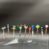 Assorted Glass Joint Roach Clip | 3"-Avernic Smoke Shop