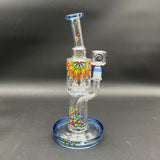 Crystal Mandala 10.5" Dual Perc Bong-Avernic Smoke Shop