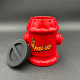 Fujima Fire Hydrant Ceramic Stash Jar | 5"-Avernic Smoke Shop