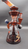 Sheep Glass Heady Worked Dab Rig w/ Galaxy Marbles-Avernic Smoke Shop