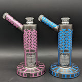 Asteroid Glass - Ionic Armor 9″ Water Pipe-Avernic Smoke Shop