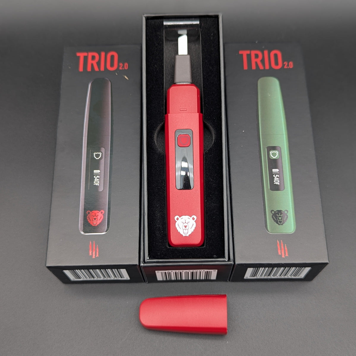 Bear Quartz Trio 2.0 - Hot Knife + Temp Reader – Avernic Smoke Shop