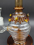 Beez Kneez Honeypot Glass Water Pipe | 8.25" | 14mm-Avernic Smoke Shop