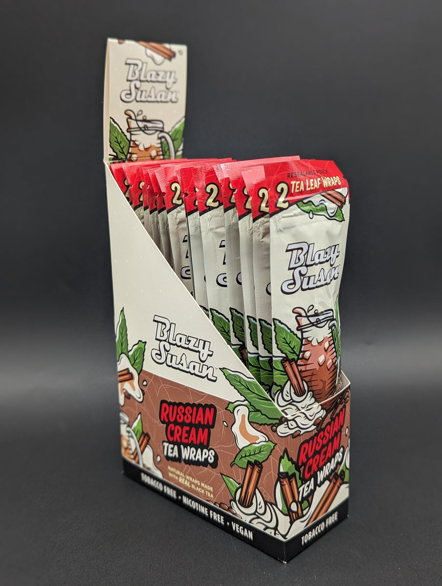ジュン　クリスチーヌ　フランソワ　マーサ Blazy Susan Tea Leaf Wraps - Russian Cream – Avernic Smoke Shop