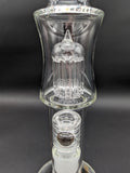 Bougie Glass 18" Big Boy Dual Perc Tube-Avernic Smoke Shop