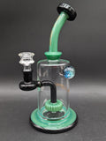 Bougie Glass 9" Full Color Water Pipe-Avernic Smoke Shop