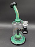 Bougie Glass 9" Full Color Water Pipe-Avernic Smoke Shop
