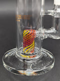 Bougie Glass 9.5" Candy Cane Bubbler-Avernic Smoke Shop