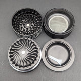 Cheech - 4 Part Toothless Quick Release Mill Flower Grinder 63 x 74mm-Avernic Smoke Shop