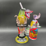Cheech Glass - 10.5" Venus Fly Trap Water Pipe Set-Avernic Smoke Shop