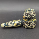 Cheech Glass - Inner Dragon Etched Hand Pipe-Avernic Smoke Shop