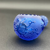 Circuitboard Light Blue Hand Pipe - Avernic Smoke Shop