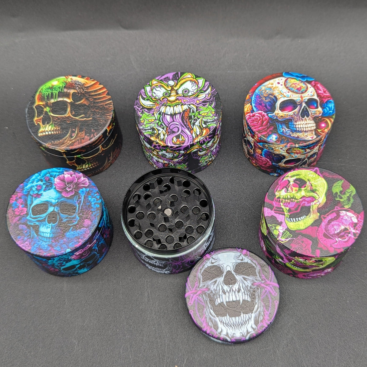 Crazy Skulls Full Design Herb Grinder 50mm – Avernic Smoke Shop